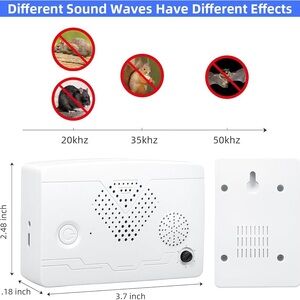 2 Pack Ultrasonic Pest Removal System